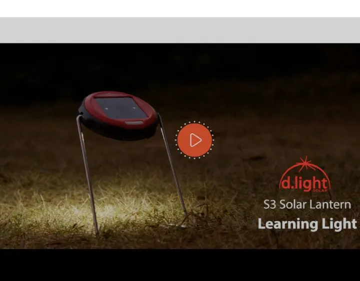D-Light S3 Solar lamp Lantern light Ultra Flexible Learning Light