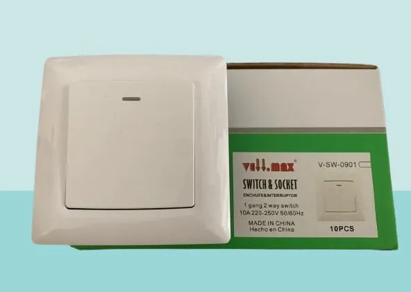 Vellmax Switches 1 Gang 2 Way White