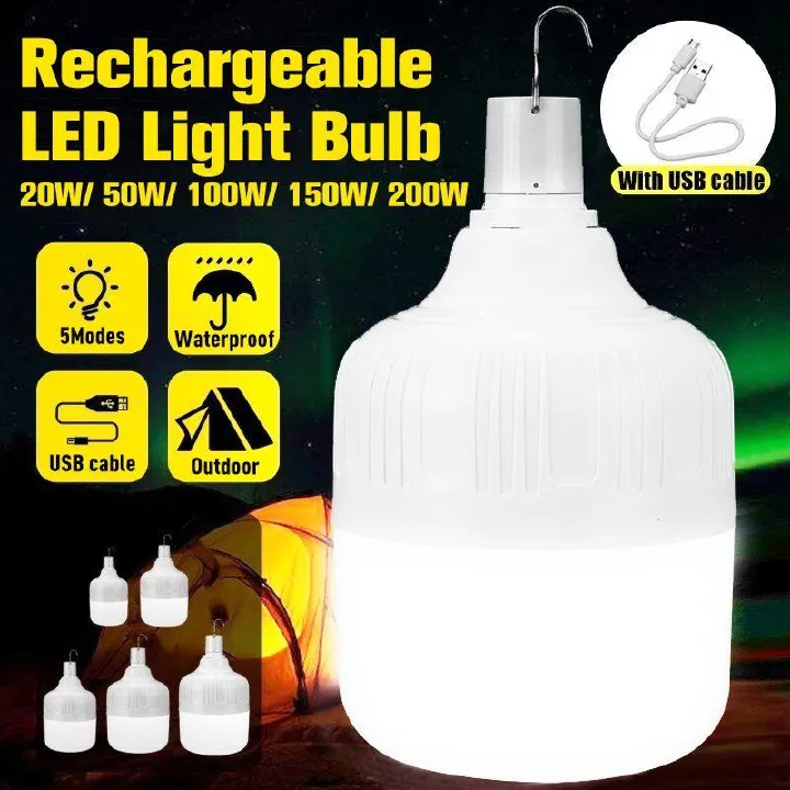 Dp Light LED Rechargeable Bulb With USB Cable