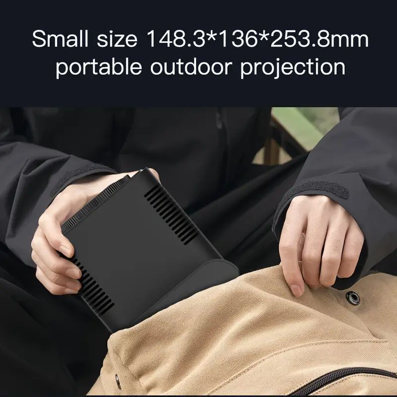 New Smart Projector HY320 Mini Native 720P Support 4K Decoding 400ANSI Android 11.0 Flexible 180° Rotate Dual Band WIFI Band For Home Theater/Outdoors