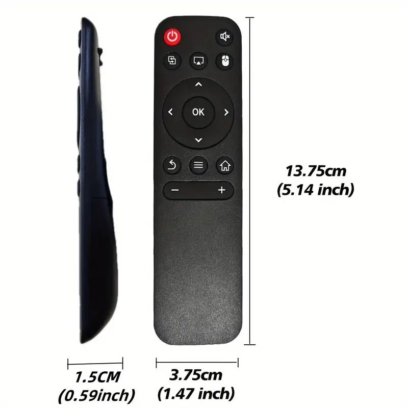 2025 Universal Remote Control for HY300PRO Projector, Compatible with T01A, HY320 & HY320MINI - Battery Powered, Supports Single Device - Chipset Allwinner H713 Ready - Connectivity Free