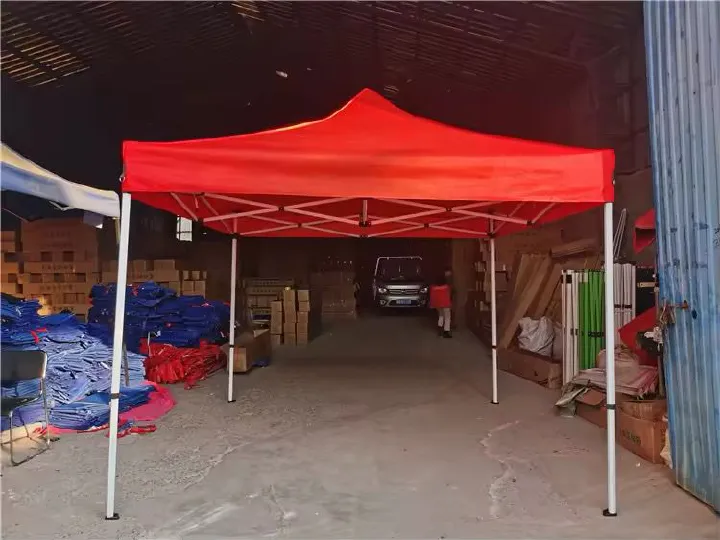 Outdoor canopy foldable tents with side covers