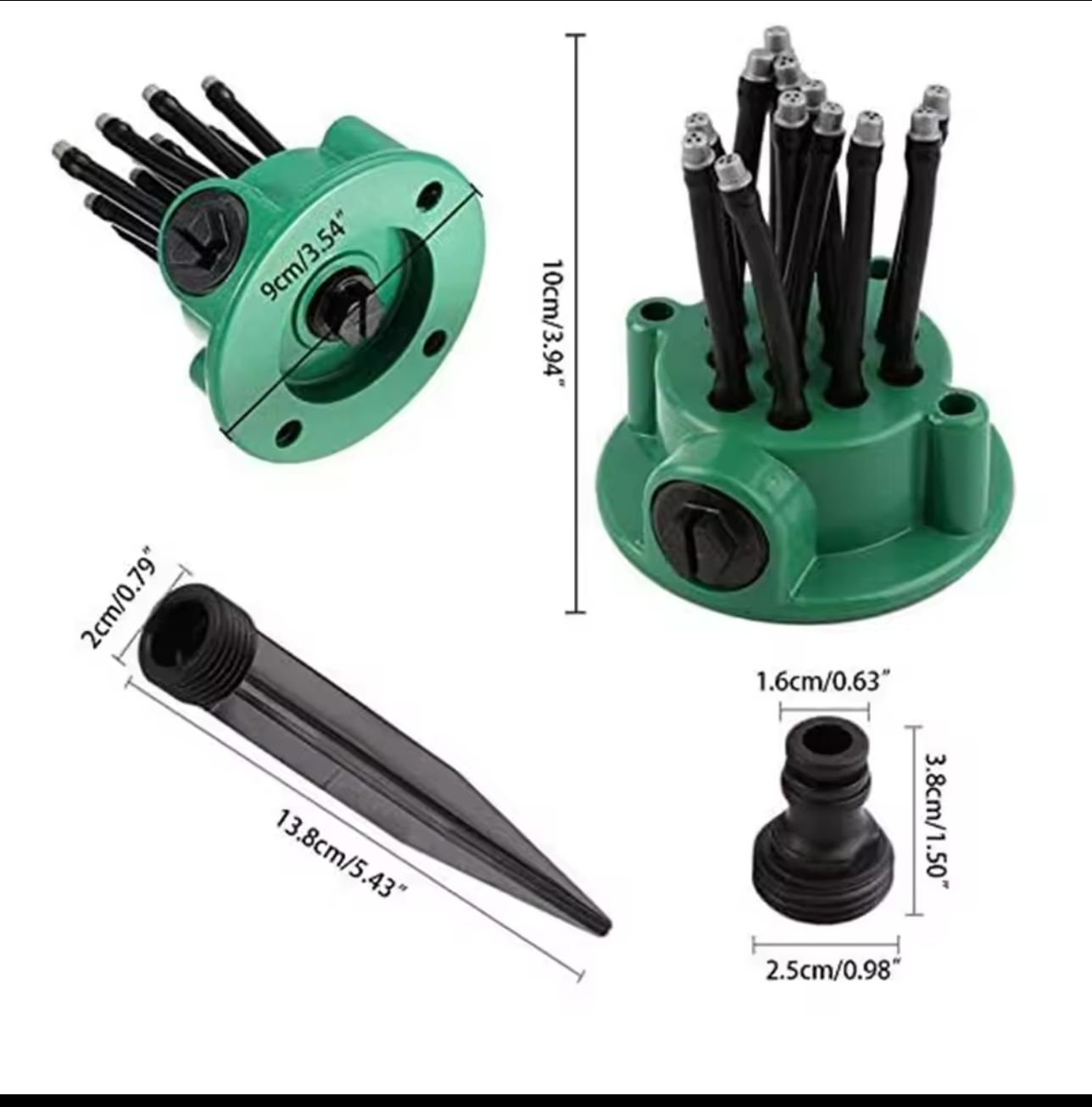 360 Degrees automatic Garden sprinkler for watering grass lawn rotary nozzle rotating sprinkler,Garden Water Sprinklers for Yard Large Area, Plant Irrigation and Kids Sprinklers for Yard