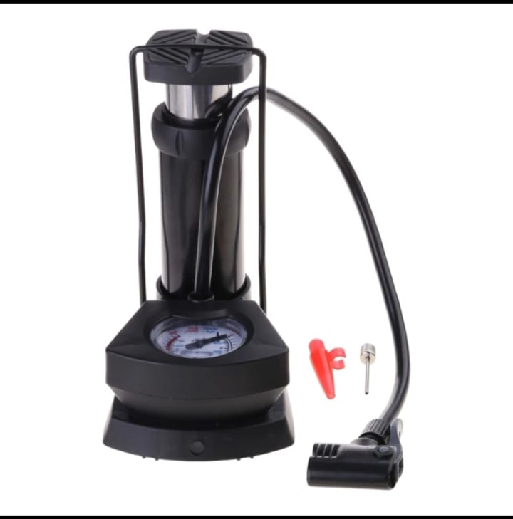 High pressure portable foot pump-applicable for all types of vehicles, bicycles , motorcycles and sports balls