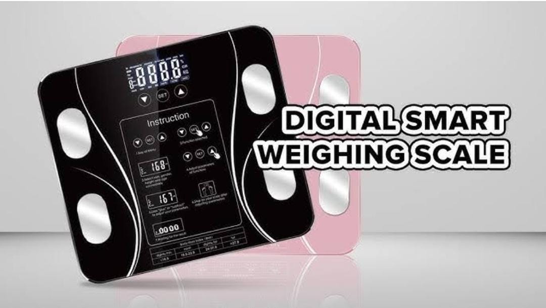 rechargeable Smart BMI Bluetooth Body Weighing Scale.. Know your body well with the help of the Bluetooth Smart Body Fat Scale! It not only monitors your weight but also body fat, visceral fat,