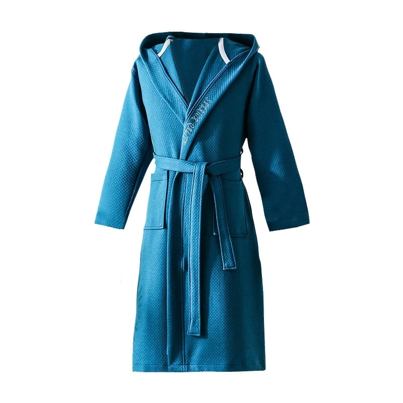 Modern Pure Cotton Bathrobe Men's/ Women's Fleece Bathrobe Long Shawl Collar bathing Robe,bathing gown, us as bathing towel insulates your body from the winter chill while wrapping you incredibly soft