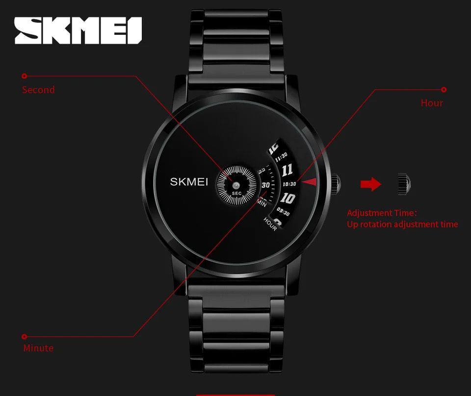 SKMEI WATCH #1260 /Battery powered/ Water resistant/Stainless steel/Gents/Unisex size