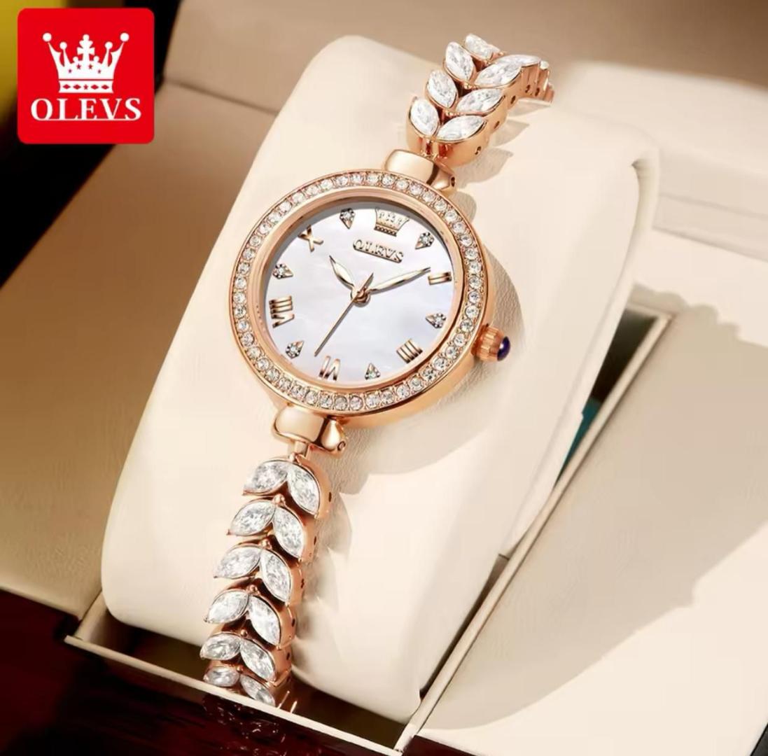 NEW OLEVS LADIES WATCH🔸Iced out design
🔸Stainless steel