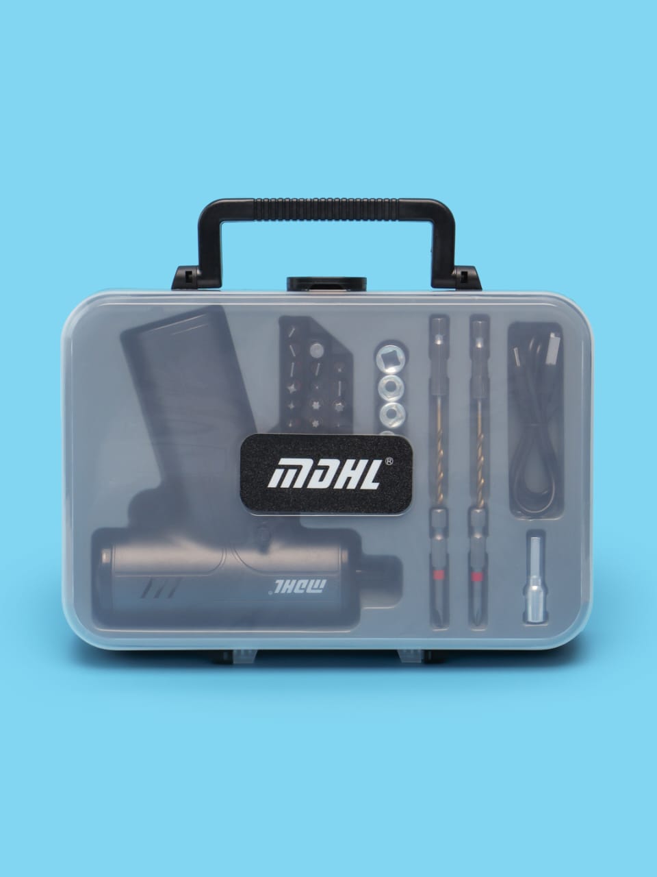 Multifunctional rechargeable electric screwdriver
>Powerful motor
>High torque 
>Complete accessories
>Model MD-8728
>Rated Voltage 4.2V
>Charging voltage 110V-220V
>No-load speed 280