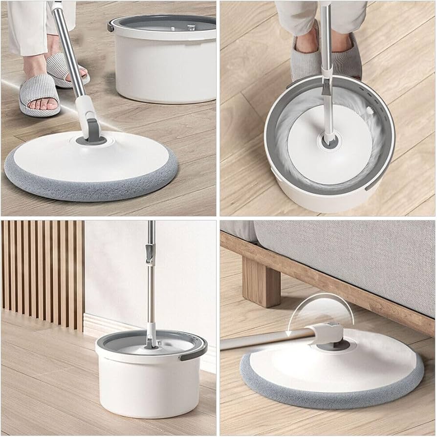 360⁰ Micro fiber spin mop with water separation bucket