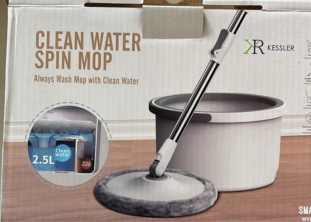 360⁰ Micro fiber spin mop with water separation bucket