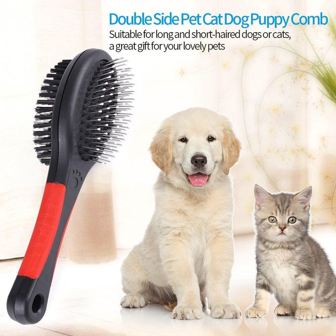 2 in 1 Cat & Dog Grooming Brush / Pet Hair Remover