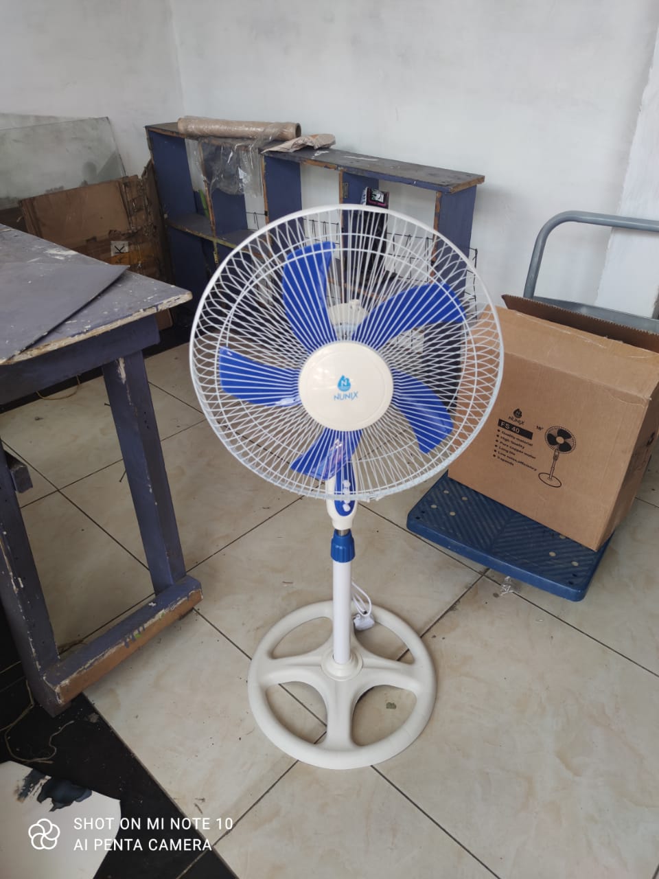 💯🥰RESTOCKED AT AN OFFER PRICE👏🎁Nunix Top Quality Free Standing Fan With Steel Blade 16 inch - recommended.3 speed, Special design fan blade & powerful motor for strong air delivery