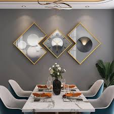 Unframed 3pcs Deer Simplicity abstract Oil Painting On Canvas Wall Art Painting Art Picture For Living Room Decoration