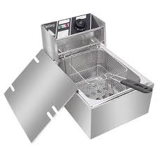 Owngreat 6 Litre single deep fryer,Ideal for Restaurants or Household Kitchens, Easy to use with LED indicators for power and optimal oil temperature.