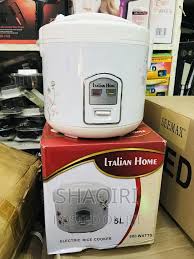 5 Litre Italian home Rice Cooker, Electric Rice Cooker for White/Brown Rice, Grain - Easy-to-clean, Non-Toxic & Non-Stick, Auto Warmer