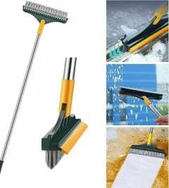 New arrivals super classic quality and durable 23x112cm long handle flexible joint 2 sided cleaning brush