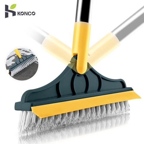 New arrivals super classic quality and durable 23x112cm long handle flexible joint 2 sided cleaning brush