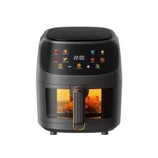 CLEARANCE OFFER silver crest 8L Glass Oven Touch Digital Tuner Air Fryer XL Glass Basket Digital Air Fryer