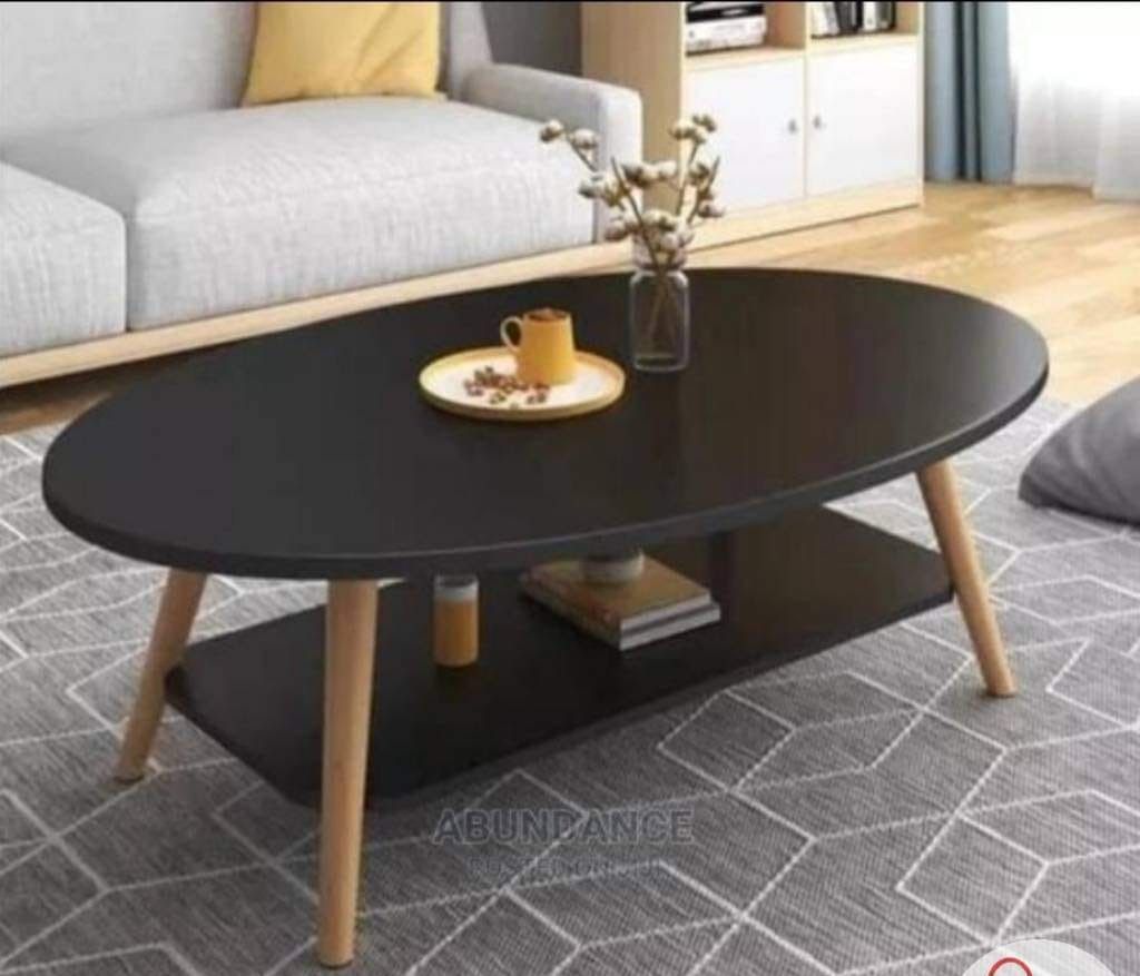 New Arrivals classic Shee Nordic BIG SIZE Oval Coffee Tables ♦️wooden ♦️ size 120*60*44(Unassembled)- White and black