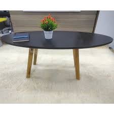 New Arrivals classic Shee Nordic BIG SIZE Oval Coffee Tables ♦️wooden ♦️ size 120*60*44(Unassembled)- White and black