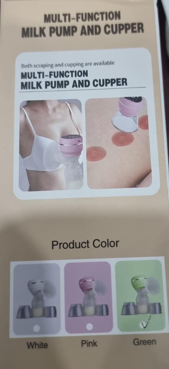 ⛄New arrival🫧


💧🪐Smart 9 speed anti back flow design Rechargable Multifunction breast milk pump plus cupper