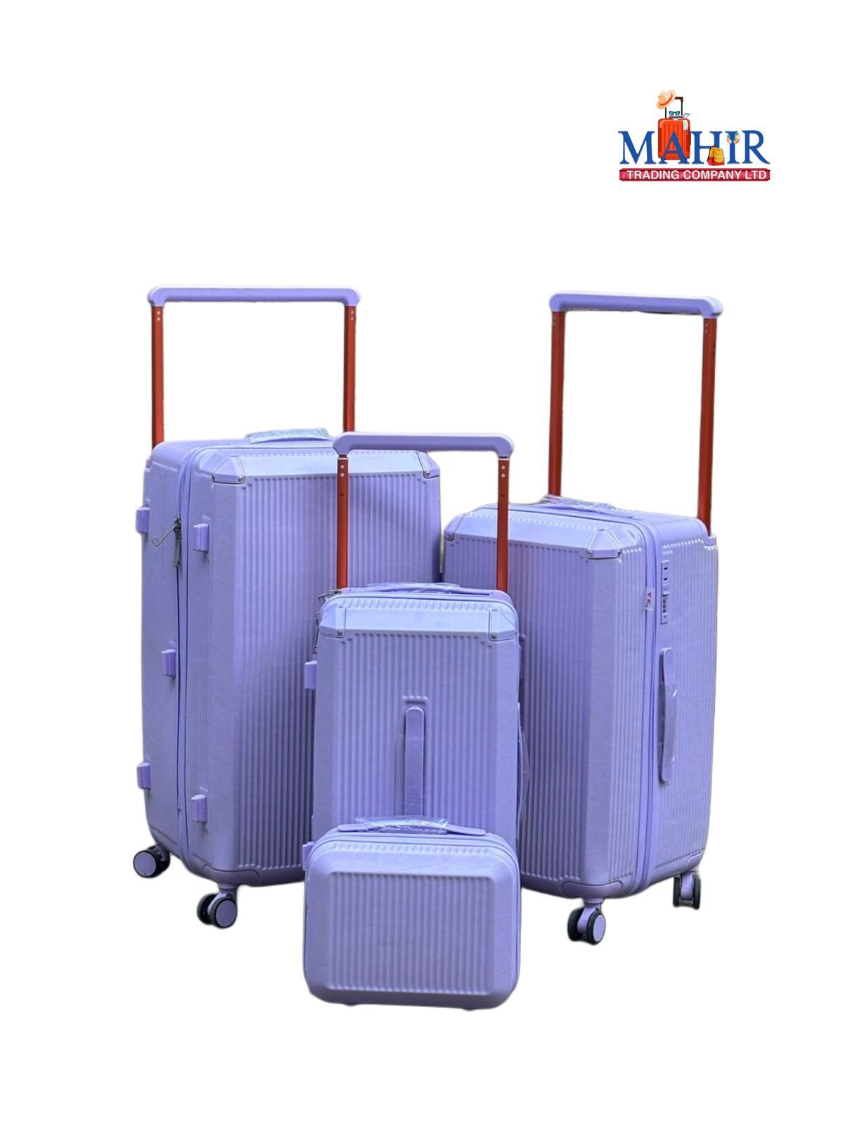 Executive 4-IN-1 NEW FASHION BIG HANDLE SUITCASE
Stylish travel suitcase made from durable fibre Comes with a set 360-degree wheels for convenient movement