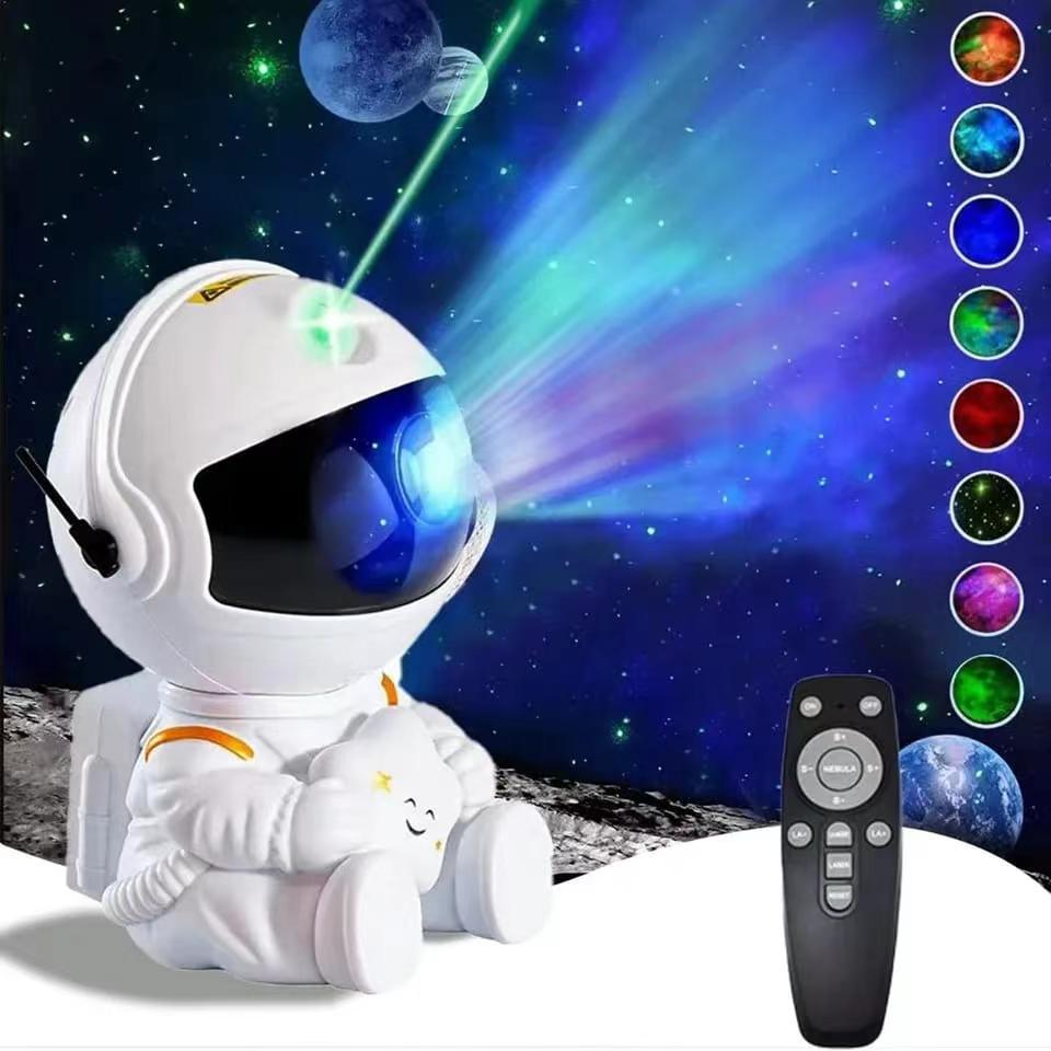 Astronaut Star projector/Nebula creative Night Light Led projector
♦ multicolored lights 
♦ Available in white 
♦ USB powered  
♦Remote Controlled