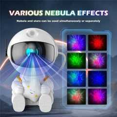 Astronaut Star projector/Nebula creative Night Light Led projector
♦ multicolored lights 
♦ Available in white 
♦ USB powered  
♦Remote Controlled