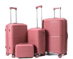 4 in 1 size 4 rubber suitcase. Comes with a set 360-degree wheels for convenient movement.