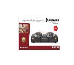 Premier  PM253 Double electric cooker
spiral Electric plate has LED light to indicate if on or off
adjustable heat level
even distribution of heat
beautiful design