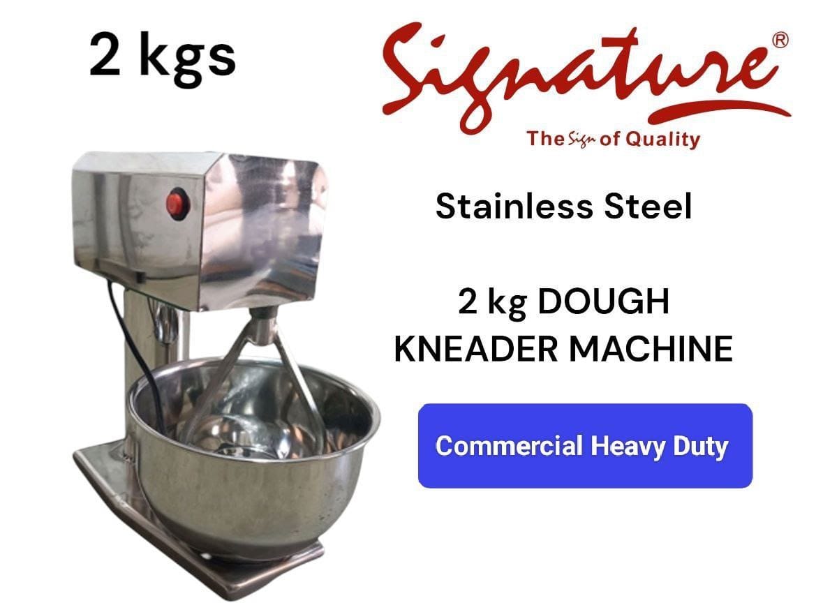 2 kg Stainless Steel Heavy Duty Commercial Dough Kneader Machine 
Durable plastic body for long life and easy cleaning.