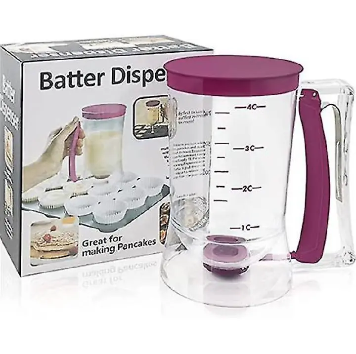Batter dispenser ,Cake Batter Dispenser with Measuring Label for Cupcakes Muffins Baking Tool