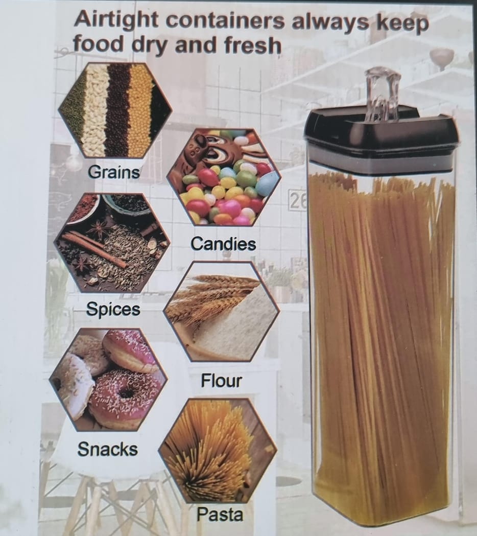New arrival💌
Acrylic 7pc food storage container set now available
Size:1.9L×1 _ 1.2Lx2 _ 0.8Lx2 _ 0.5Lx2 
Usage: Dry Food, Grain Cereal, Spaghetti, Nuts, Beans, Rice, Snacks, Pasta Storage