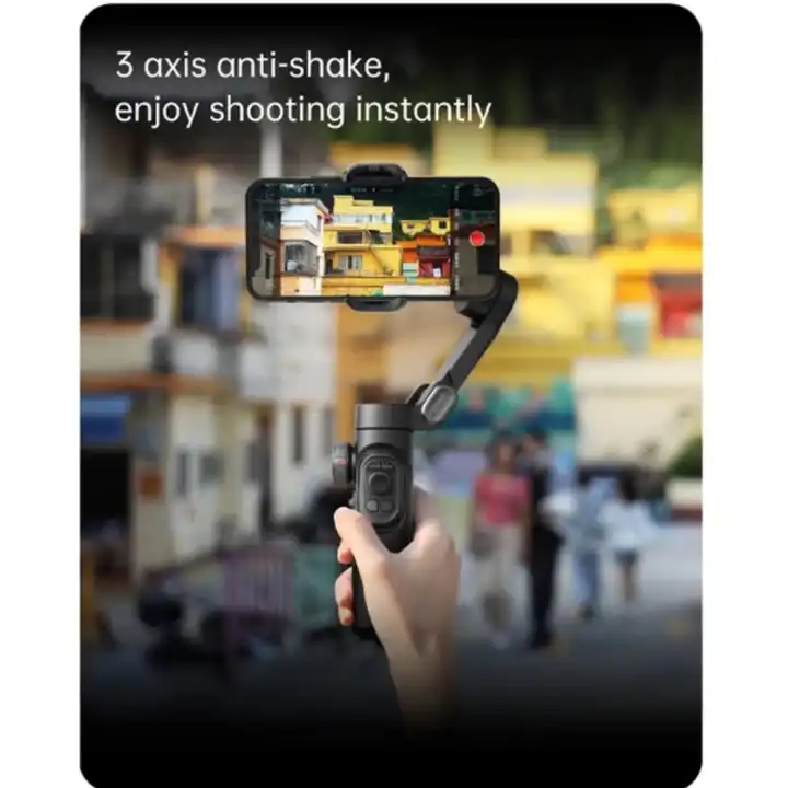 Gimbal Phone Stabilizer.

➖Stabilizes from unwanted shakes and vibration 
➖Elevates your smartphone footage to cinematic quality.
➖ Accurate control of focus and zooming