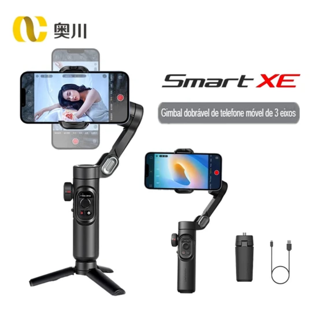 Gimbal Phone Stabilizer.

➖Stabilizes from unwanted shakes and vibration 
➖Elevates your smartphone footage to cinematic quality.
➖ Accurate control of focus and zooming
