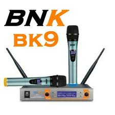 Bnk BK-9 Dual Channel UHF Wireless Microphone Set Public Address Systems Church Microphone
