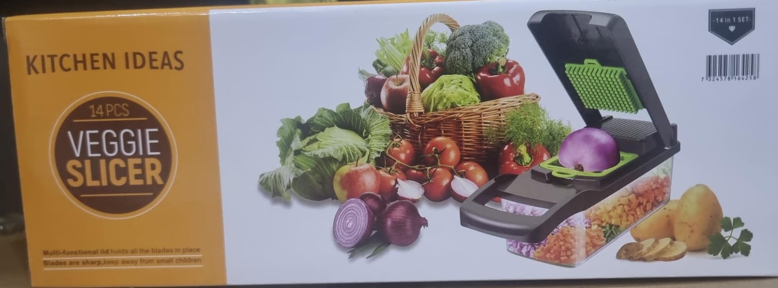 offer‼️‼️14pc vegetable cutter slicer dicer chopper now available
