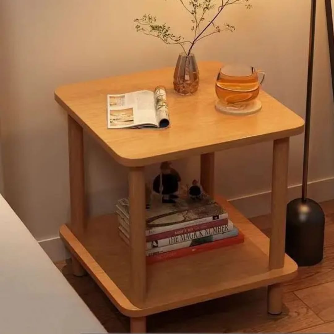💚Multifunctional bedside table/ 
Living room side table.
Material: wooden 

Comes dismantled

Suitable as bedside or living room side table 

Colors : white 🤍, Marble 🤍 and brown 🟤