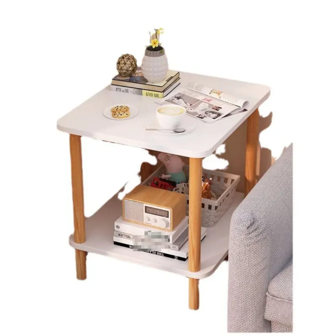 💚Multifunctional bedside table/ 
Living room side table.
Material: wooden 

Comes dismantled

Suitable as bedside or living room side table 

Colors : white 🤍, Marble 🤍 and brown 🟤