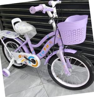 Beautiful superboss kids bikes size 12 available with a backseat ,trainer wheels and basket
Ergonomic handlebar and saddle for comfortable riding