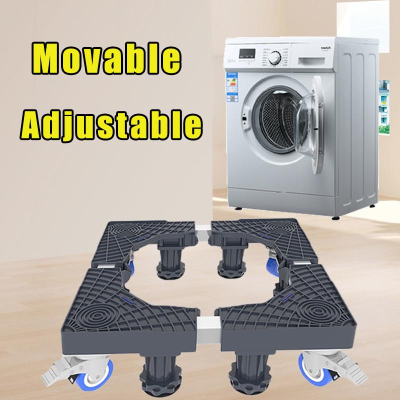 Heavy duty Adjustable base
▫10cm high*
▫ Easy to move and clean 
▫Easy to assemble and have push button lock 
▫ Brake fixing function 
▫ADJUSTABLE SIZE 
▫HAS DOUBLE WHEELS:The moving roller is applied