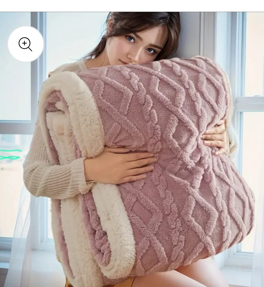 Sherpa fleece blanket  〰 Size 200x230cm 
Blue

Brown
Green
Pink
Off white
Grey