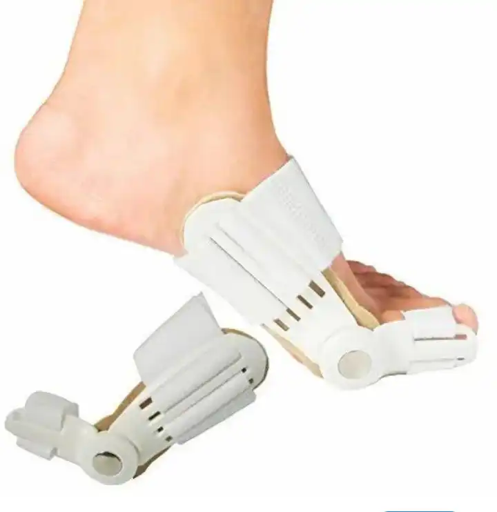 Big Toe bunion splint corrector/straightener pain relief thumb care daily orthotic, Adjustable Knob Bunion Splint for Bunion Relief, Orthopedic Toe Straightener with Anti-slip Heel Strap