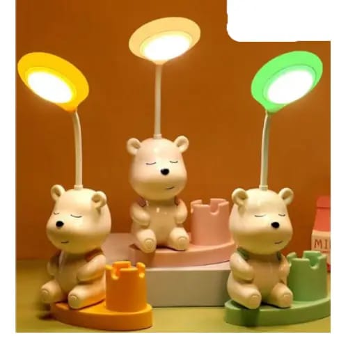 Reduced price!!!
Reduced price‼
🧡 JAPANESE STYLE CARTOON BEAR MULTI-FUNCTIONAL WRITING DESK LAMP WITH PENSIL CASE AND PENSIL SHARPENER 
 Available colors: Pink, Yellow and Blue