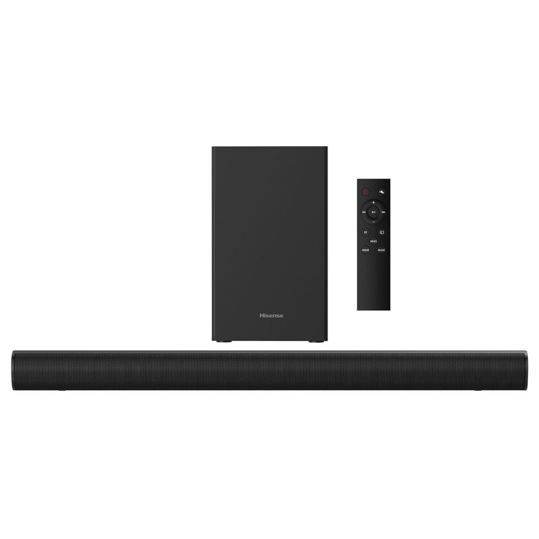 Hisense 2.1CH SOUNDBAR WITH WIRELESS SUBWOOFER HS1800 Woofer Bluetooth Speaker Remote