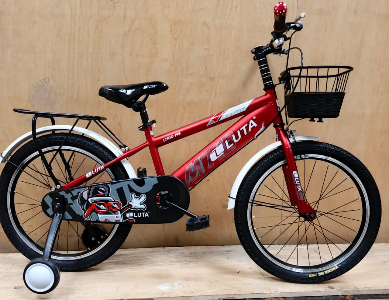 Luta kids' bikes
Size 16  
non-slip pedals, and a padded seat for enhanced stability and support while learning available in Black
Red
Blue
White