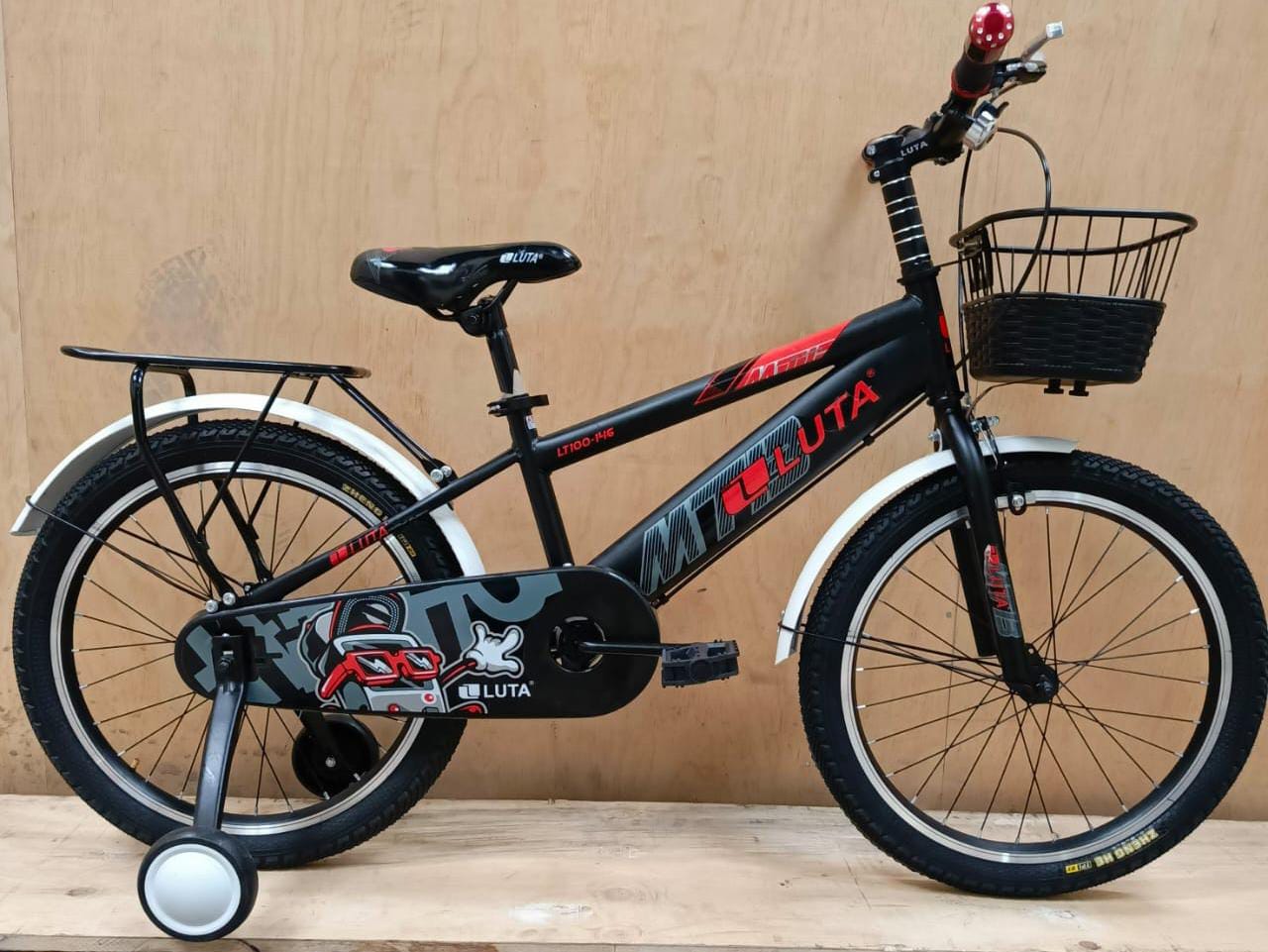 Luta kids' bikes
Size 16  
non-slip pedals, and a padded seat for enhanced stability and support while learning available in Black
Red
Blue
White