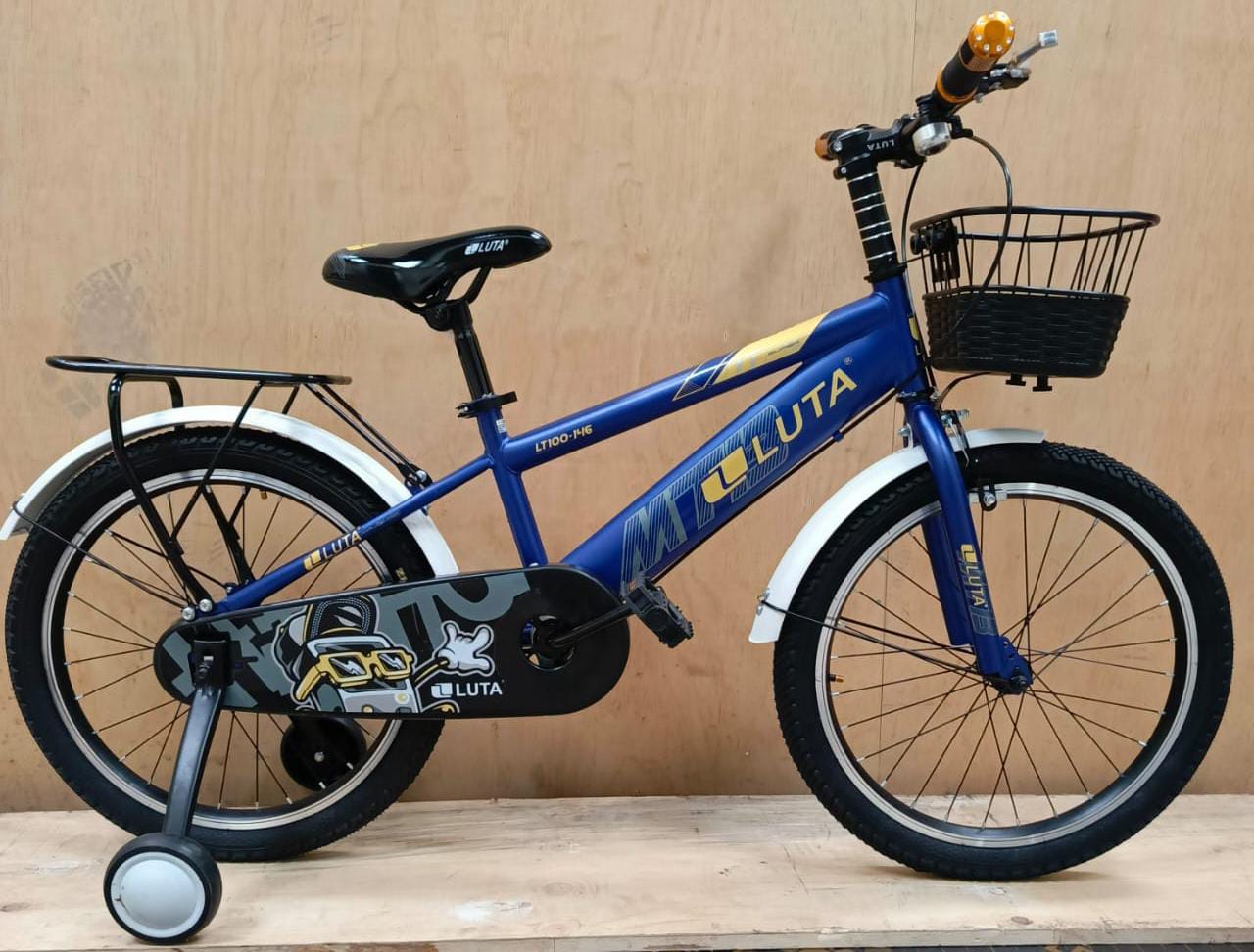 Luta kids' bikes
Size 16  
non-slip pedals, and a padded seat for enhanced stability and support while learning available in Black
Red
Blue
White