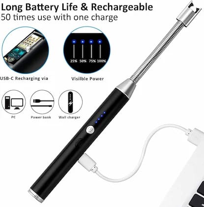back in stock

USB Charged Arc BBQ Lighter now available in 4 colours         
    black,yellow,silver,red